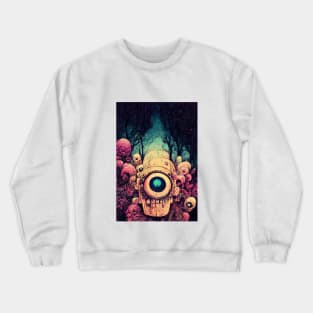 cyberpunk scanner Crewneck Sweatshirt